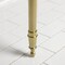 Fauceture KVPB372271BB 37-Inch Console Sink with Brass Legs (Single Faucet Hole), White/Brushed Brass KVPB372271BB - alternate 4
